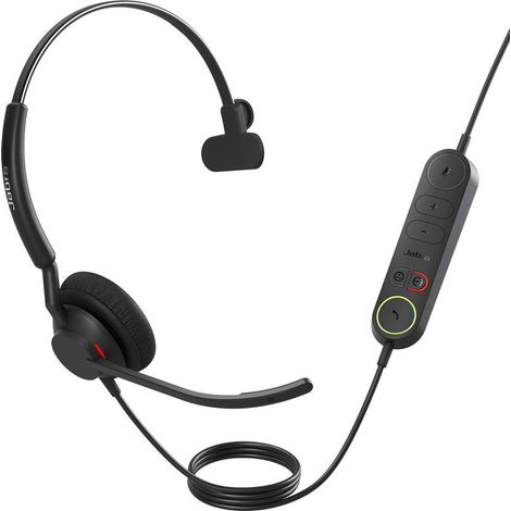 Jabra Engage 40 Auriculares Alámbrico Diadema Oficina/Centro de llamadas USB tipo A Bluetooth Negro (1/4)