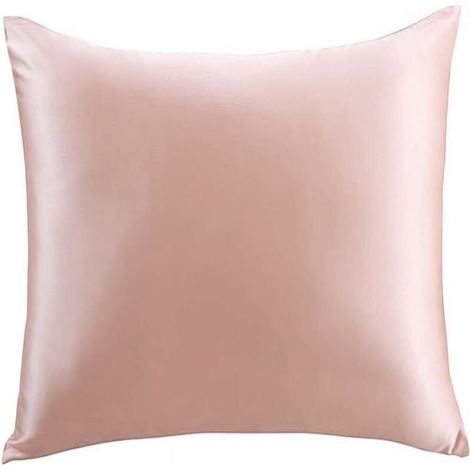 Taie d'oreiller en soie naturalle 100 pure soie de mûrier taie d'oreiller pour cheveux et peau anti-rides Fermeture à Glissière 1 pièce 16 Momme, Soie, Prugna chiara, 65 x 65 cm