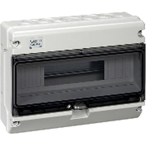 Cofre KAEDRA IP55 16 módulos 1 fila para instalación eléctrica segura y duradera.