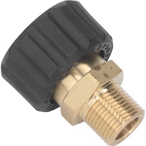 Accessoires pour machine de nettoyage : tuyau d’eau haute pression, poignée de pistolet à eau, raccord de conversion en cuivre, tube d’extension, tige de raccordement externe G3/8 vers interne M22 14 (1/5)