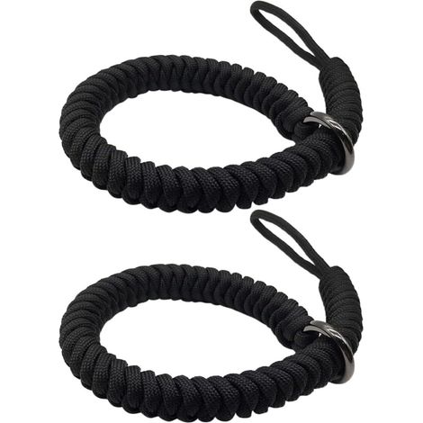 Dragonne Réglable en Cordage de Parapluie Lot de 2 pour Appareil Photo Reflex Sangle Poignet Confortable Adaptée la Photographie en Plein Air (1/5)
