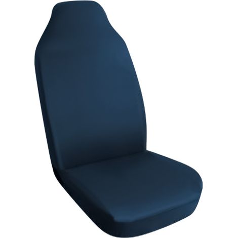 Coprisedile Singolo Elasticizzato Parigi Tessuto in Cotone Blu