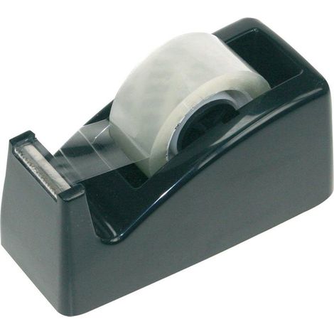 Dispensador de cinta adhesiva de oficina negro