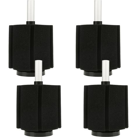 Eosnow Fester 4-teiliger Schwammfilter, langlebiger, hochwertiger Filter für Aquarien, Aquarium, Teich