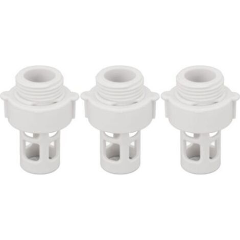 Connecteur de bouchon de vidange de tuyau de piscine, adaptateur de tuyau de piscine, bouchon de Drainage d'eau pour piscines rondes Intex 10184, filetage de 25mm, 3 pièces (1/4)
