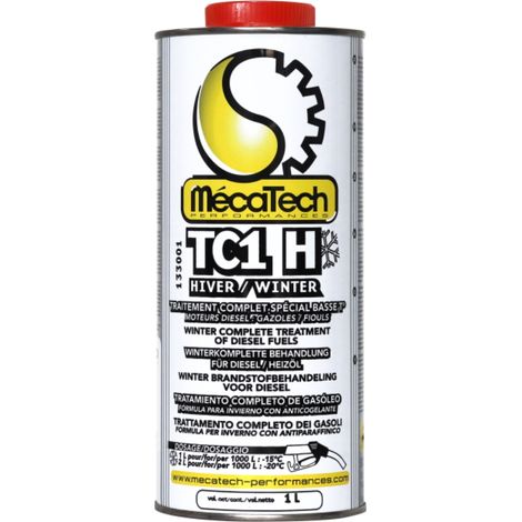 Traitement spécial basse température diesel / fioul TC1 H 1L Mecatech