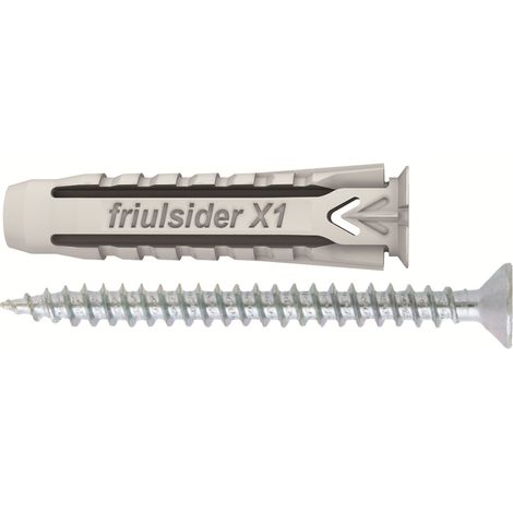 Friulsider tassello universale x1 evo con vite 100 pz. mm. 5x25 - Friulsider
