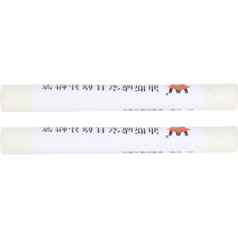 Lot de 2 crayons de réparation pour meubles et sols, pour retouches de peinture, pour bois composite, blanc ivoire. (1/5)
