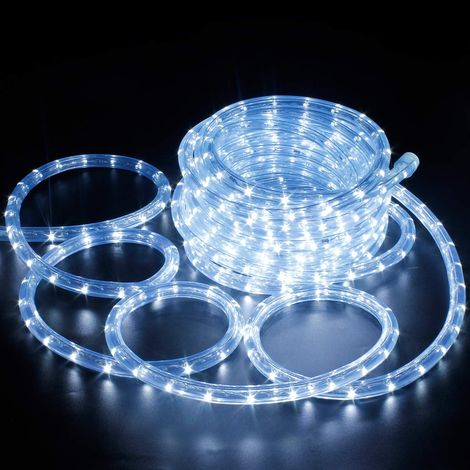 6Meter LED Lichterschlauch Lichterkette Schlauch Leiste Außen und Innen Kaltweiß (1/5)