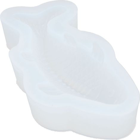 Fish Silicone Mold White DIY Fondant Cake Chocolate Ice Cream Soap Making Accessories (1/5)
