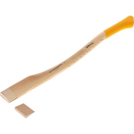 Ochsenkopf Manico di Ricambio per Accetta Euro, Manico in Frassino, 700 mm, 440 g, a Forma di Piede di Porco, Utensile Forestale, Ox E-83 E-0700 (1/5)