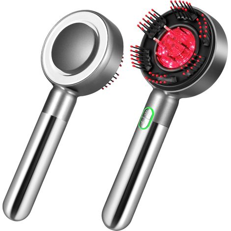 Cordless scalp massager,  3-in-1 electric scalp massage brush,  red light head massager for hair growth,  scalp massage comb (1/5)