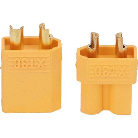 Connecteur XT30 mâle/femelle, accessoires RC pour batterie et ESC (jaune) (1/5)