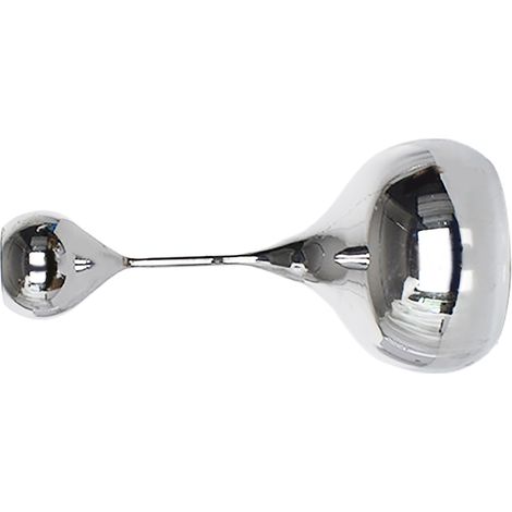 Porte-bougie décoratif en acier inoxydable, chandelier argenté pour bureau, sculpture moderne type A (1/5)