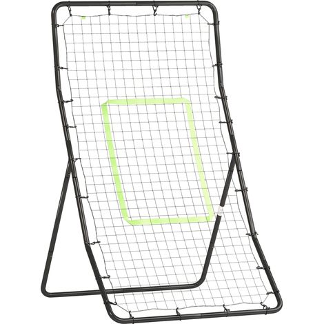 Fußball-Rebounder Kickback Rebounder Tor 90 x 80 x 140 cm, Stahl und PE, schwarz (1/5)