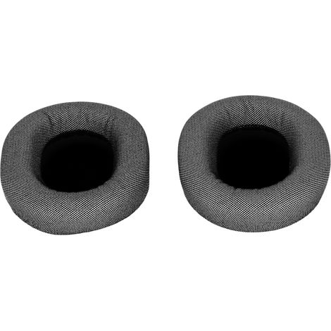 Coussinets d'oreille de rechange noirs en mousse à mémoire de forme pour casque Arctis, offrant une isolation phonique professionnelle. (1/5)