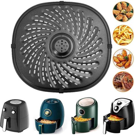Accessoire Friteuse à Air - Grille de Remplacement Réutilisable 25.5x23.3 cm, Tapis Anti-Adhésif pour Cuisson Saine (1/5)