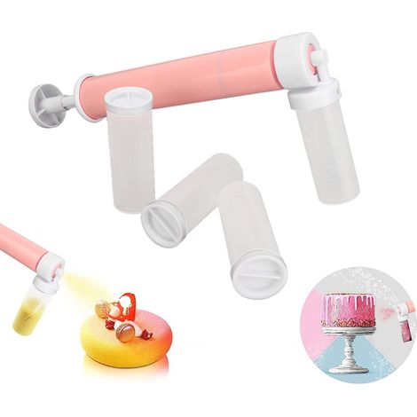 Outils de décoration de gâteaux, pistolet à peinture manuel, pistolet à peinture colorant, kit de décoration de gâteaux pour cupcakes, biscuits et desserts, type B. (1/5)
