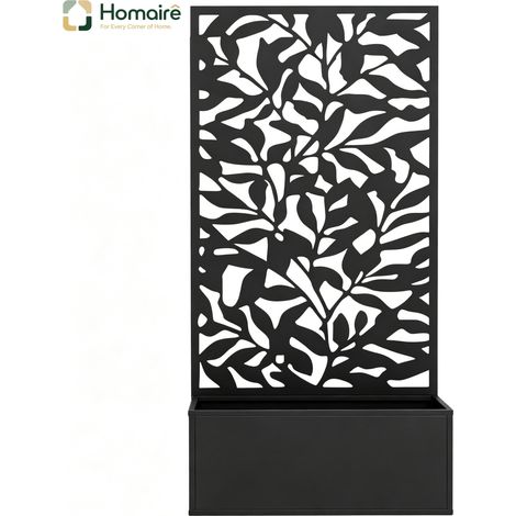 Meuble de rangement avec tiroirs, noir, en décor bois 61 x 23 x 113 cm HOMAIRE (1/5)