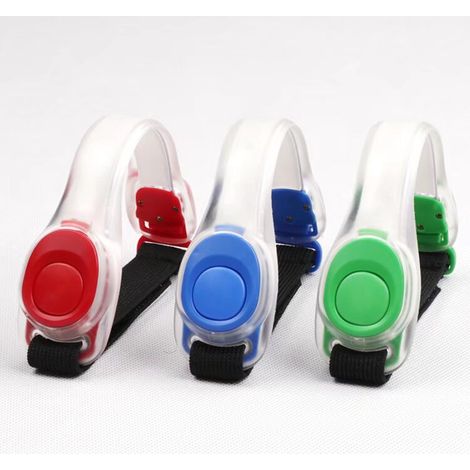 Bracelet LED - lumière de jogging brillante et lumière de sécurité pour tous les sports de plein air