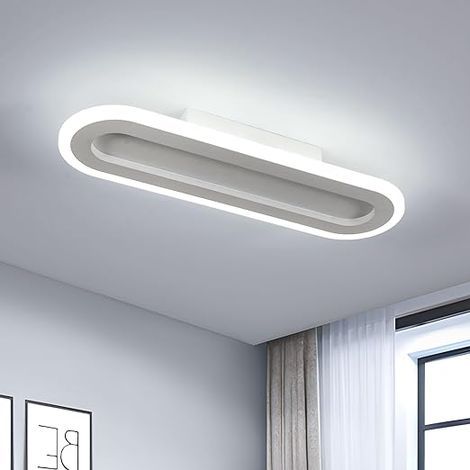 GOECO Applique Murale LED Moderne, Blanc, 40 cm, 14W 1575LM, Lumière Blanche Froide 6500K, Pour Intérieur, Salon, Chambre, Couloir, Salle de Bains (1/5)