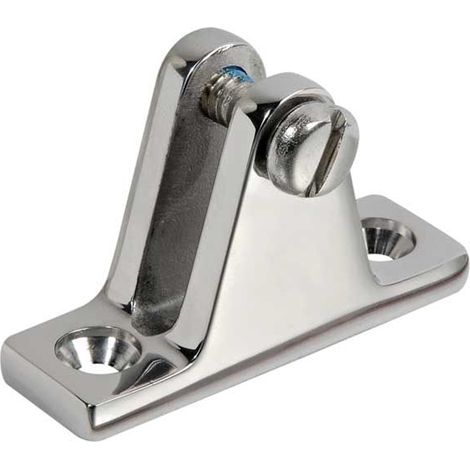 Supporto base tendalino forcella 90° con vite base dritta