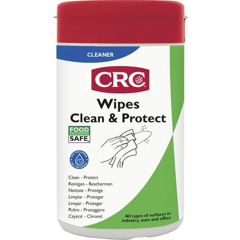 CRC PANNI PER LA PULIZIA WIPES CLEAN & PROTECT 33381-AA 50 pz.