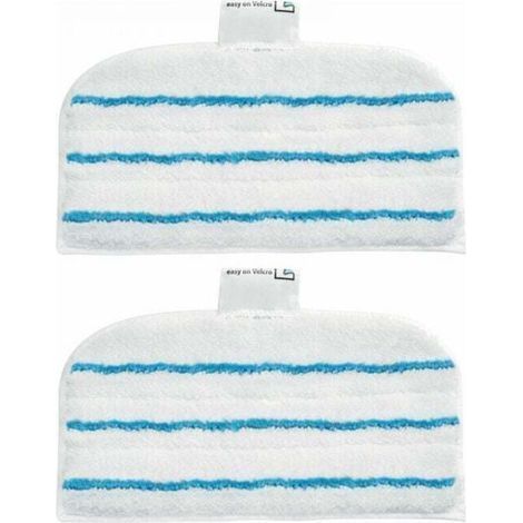 2 Rectangular FSMP20 XJ Microfiber Pads For Steam Mop EasyGlide Technology (1/4)