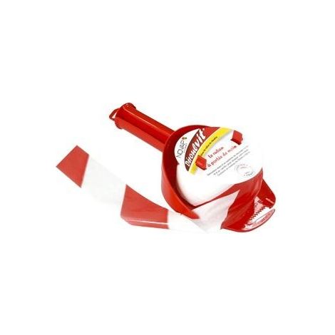 Déroulvit - Enrouleur rouge avec ruban 50mm x 200m - 3048001 (1/5)