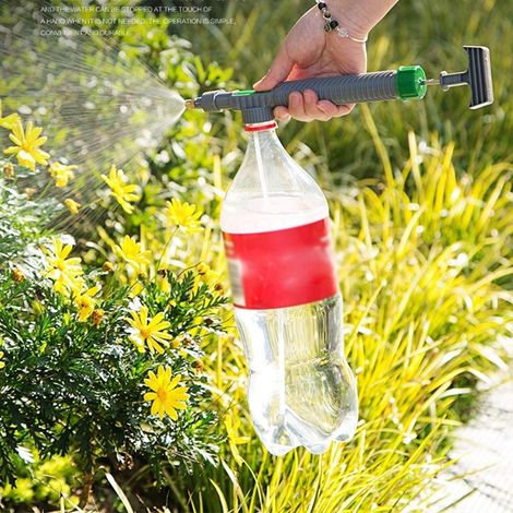 Bouteille d'eau de jardinage avec buse rotative réglable - Pulvérisateur manuel - Outil d'arrosage de jardinage - Pompe à air haute pression pour intérieur (1/5)