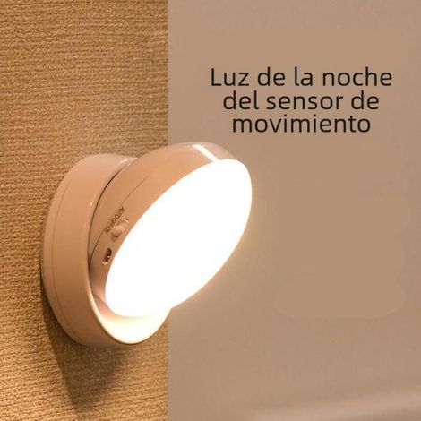 Veilleuse LED rechargeable USB avec détecteur de mouvement pour chambre, contrôle du son et de la lumière pour couloir,salle de (1/4)