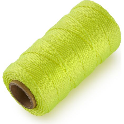 Ragni RBL76Y 76m Hi Vis Yellow Braided Nylon Brick Line (1/3)