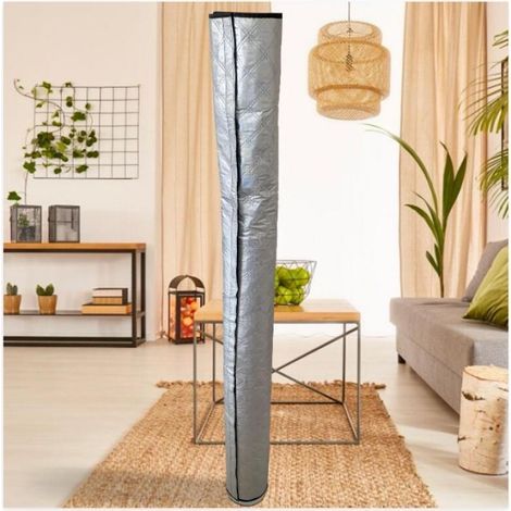 59 Pouces Protection pour Tuyau Climatiseur, Tube Climatiseur, Isolée Anti poussière Housse Universelle pour Climatiseur Mobile Tuyaux D'échappement 5'' Et 6'' Diamètre (1/5)