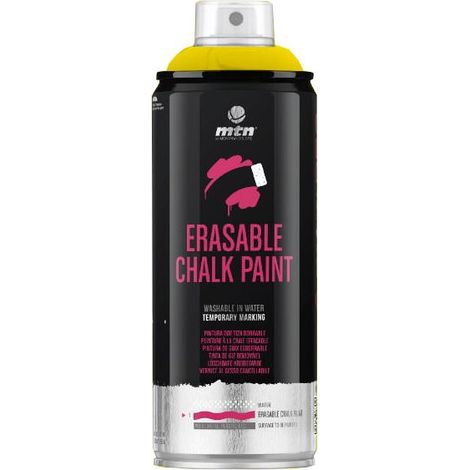 Tiza amarilla en spray lavable 400 ml mtn Pro (1/5)