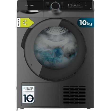 Sèche linge Cecotec Dry 10505 Inox 10 kg 14 programmes