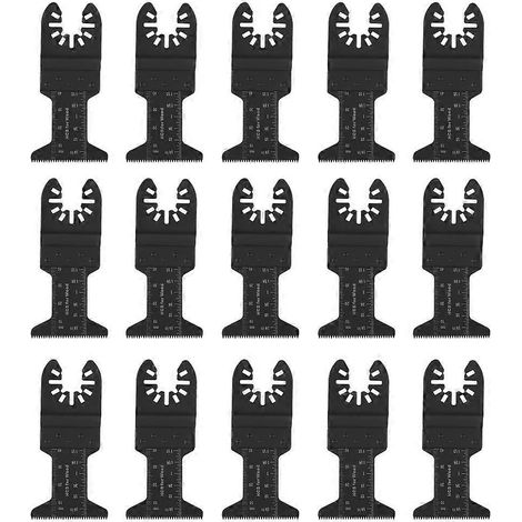 15 lames de scie plongeante haute performance de 44 mm en acier au carbone, outil oscillant de haute précision et universel