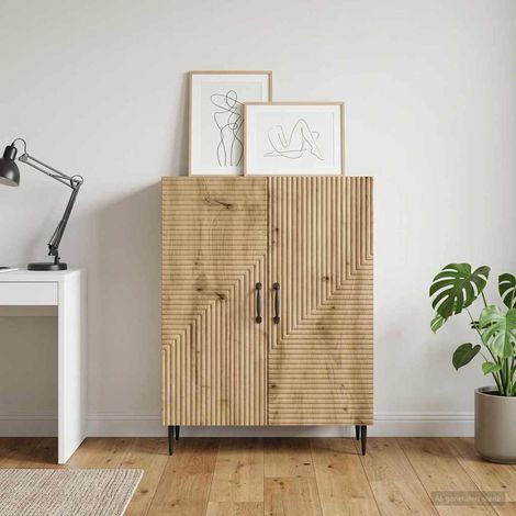 Aparador Roble artisan 66 x 34,5 x 89,5 cm Madera de Ingeniería (1/4)