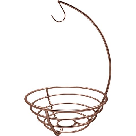 Corbeille à fruits de table avec support à bananes, rangement vertical moderne pour fruits et légumes, table de cuisine avec support à bananes (1/5)