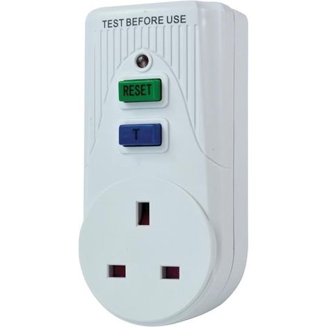 Faithfull Power Plus RCD-2E Circuit Breaker Adapter (RCD Adaptor) FPPRCD (1/3)