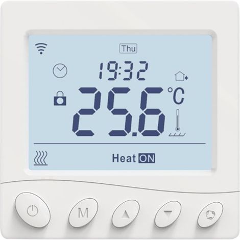 Thermostat WiFi Contrôleur de Température Chauffage au Sol Chaudière à Gaz Contrôle par Application Fonctionne avec Home (1/5)