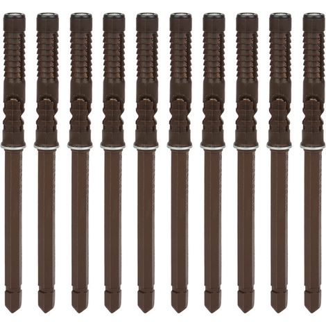 Jeffergarden Kit de 10 Supports de Étagère Murale Invisible 10x100mm – Crochets de Fixation et Accessoires pour Étagères Flottantes (1/5)