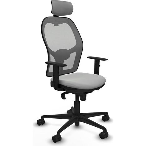 piqueras-y-crespo Silla de escritorio Jorquera gris claro ergonómica