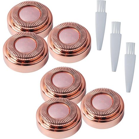 Têtes de remplacement compatibles avec les épilateurs Flawless, lames de remplacement pour épilateurs du visage pour les lèvres, le menton, les joues et les favoris 6 pièces. (1/5)