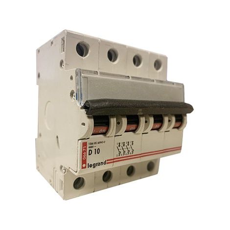 Legrand 006671 Thermomagnetischer Schutzschalter 4P 400V 10A Kurve D