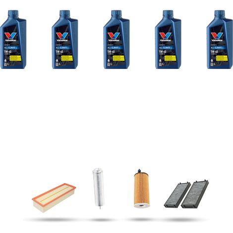 Kit tagliando 4 FILTRI e 5L OLIO compatibile con Bmw x5 (F15,F85) 25d 170kw dal 2015 (1/5)