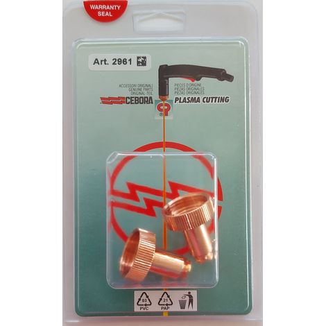 CEBORA 2961 PROTEZIONE PER UGELLO LUNGO TORCIA CP 70C MAR CONFEZIONE 2 PZ (1/4)