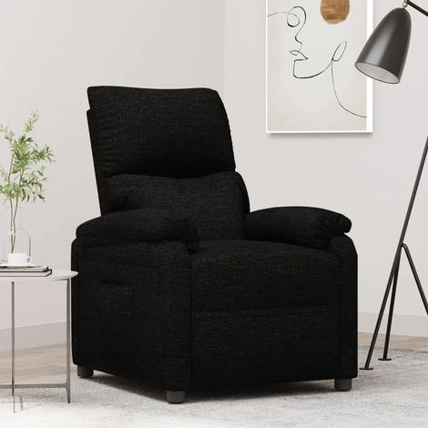 Relaxsessel Schwarz Stoff