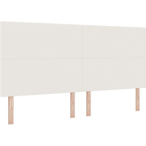 Maison Exclusive - Testiera Crema 200 cm Tessuto in Cords