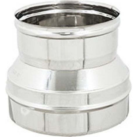 RIDUZIONE INOX PER CANNE FUMARIE Diam. M 80-F 60 DK
