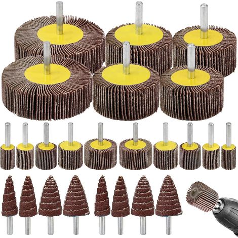 24 x 80 Grit Flap Sanders 12 Different Diameters (1/5)